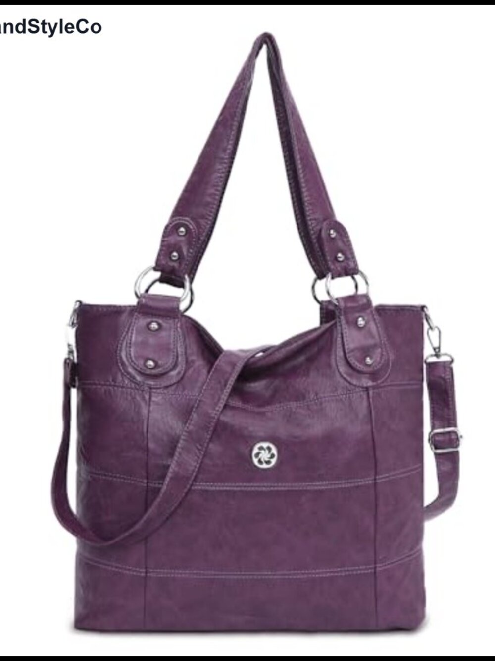 Vegan Leather Hobo Crossbody Bag Striped Lattice Shoulder Purse Tote